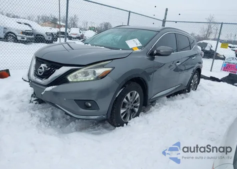 2015 Nissan Murano Sv z USA, uszkodzony, nr VIN 5N1AZ2MG6FN272556
